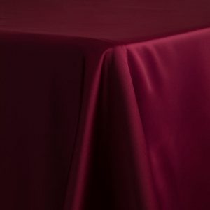 Satin Lamour Burgundy Linen