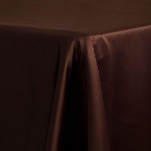 Satin Lamour Chocolate Linen