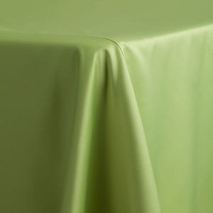 Satin Lamour Lime Green Linen
