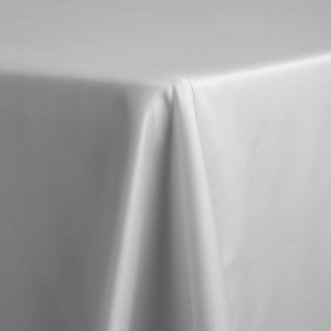 Satin Lamour White Linen