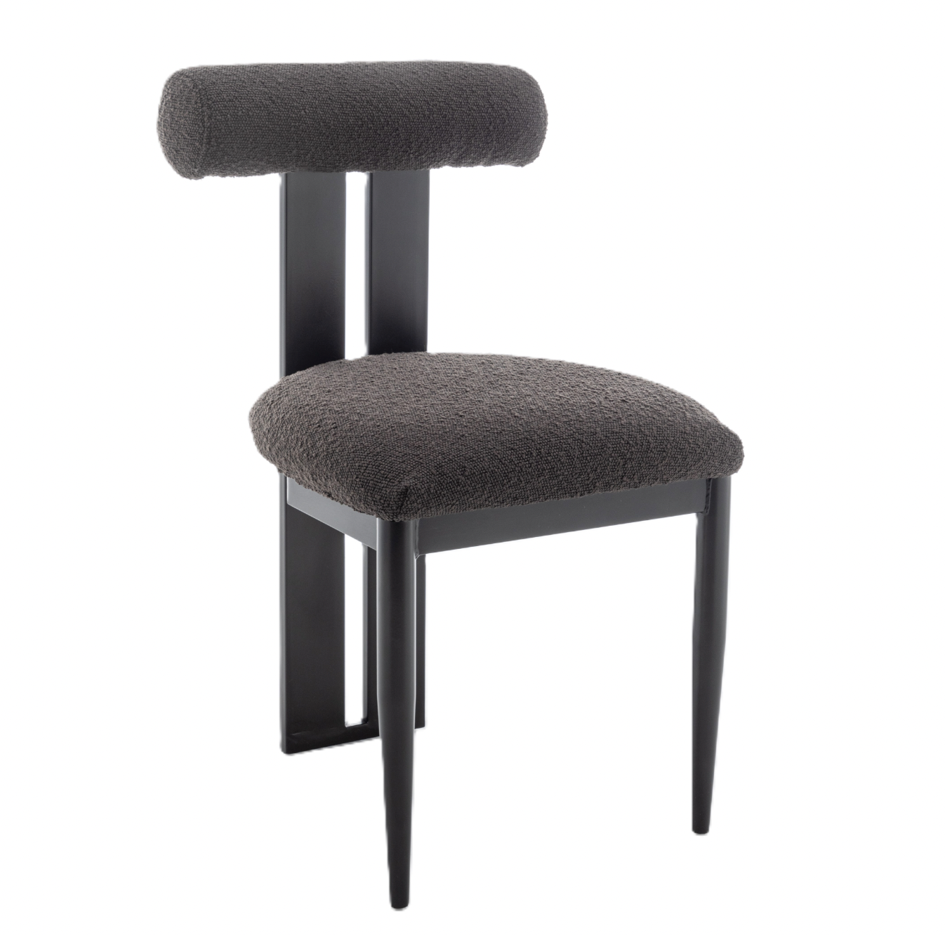Cali Dining Chair - Black Boucle