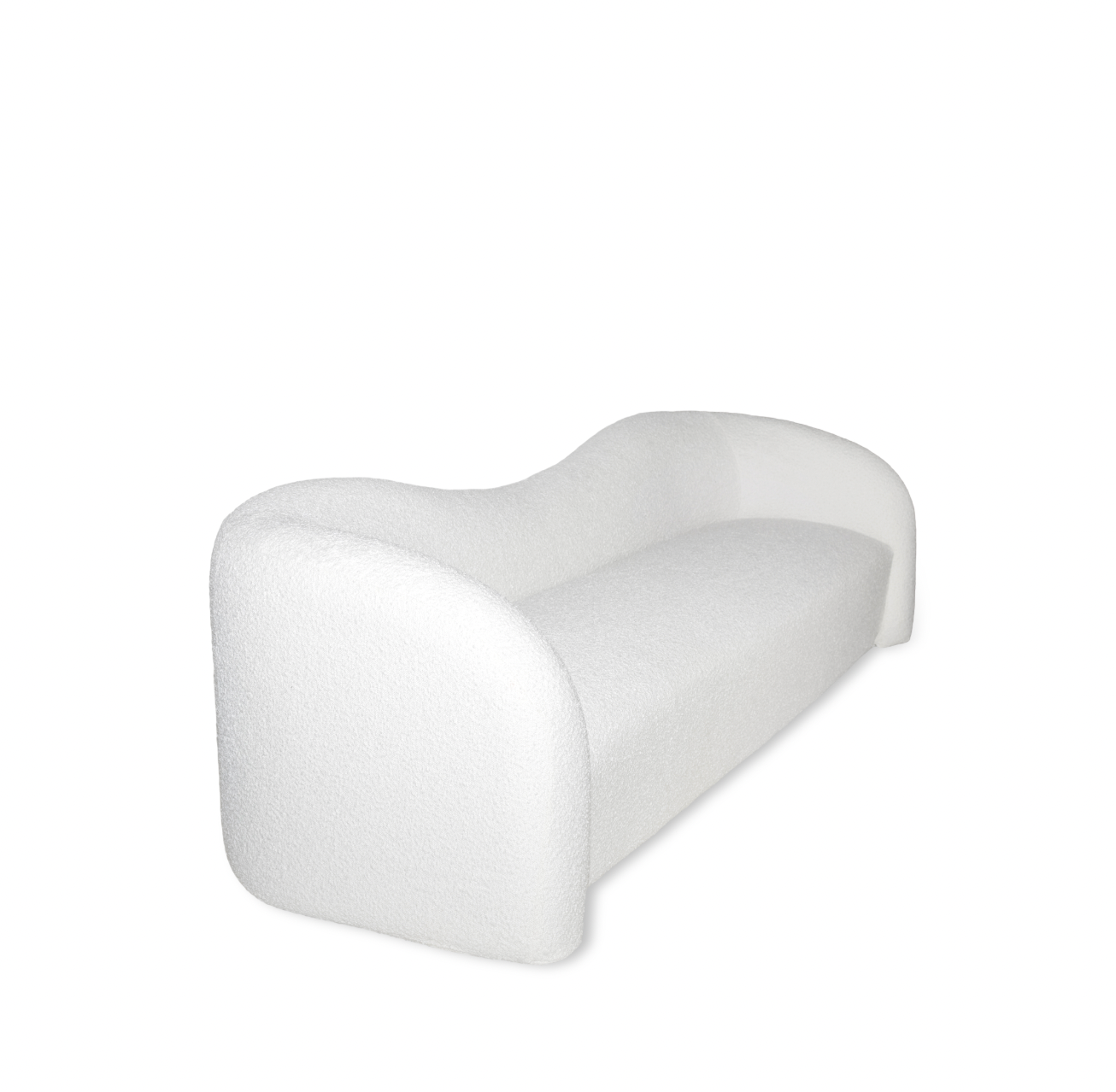 Ava Sofa White Boucle