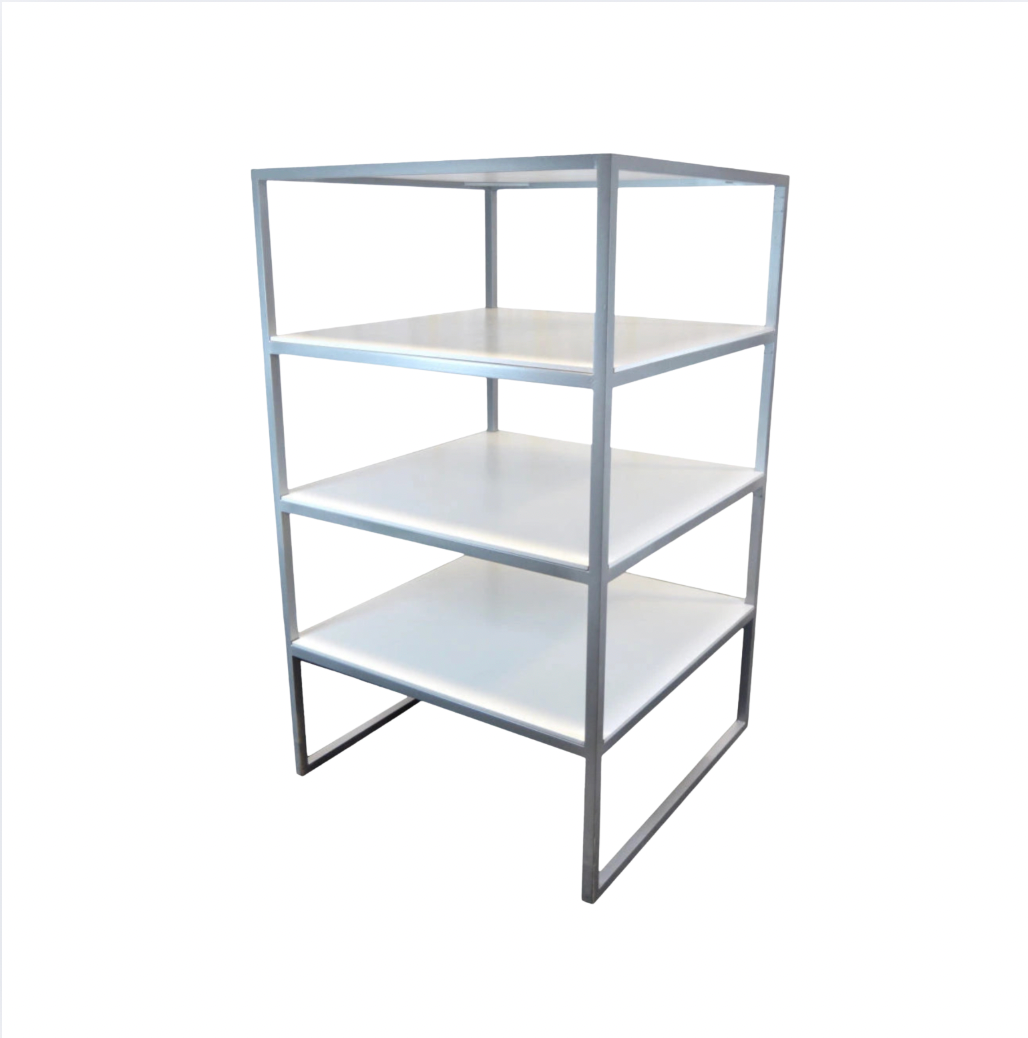 Oscar Back Bar - White Shelves