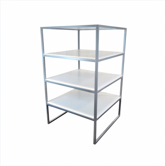 Oscar Back Bar - White Shelves
