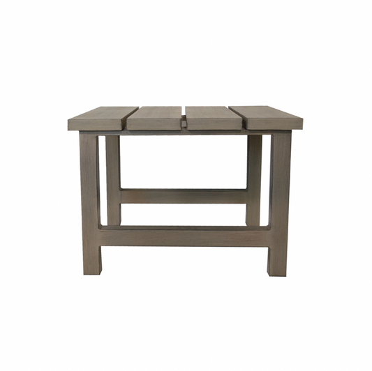 Barbados Side Table – Taupe Grey