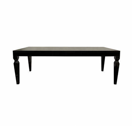 Prince Dining Table – Black w/ Square Legs