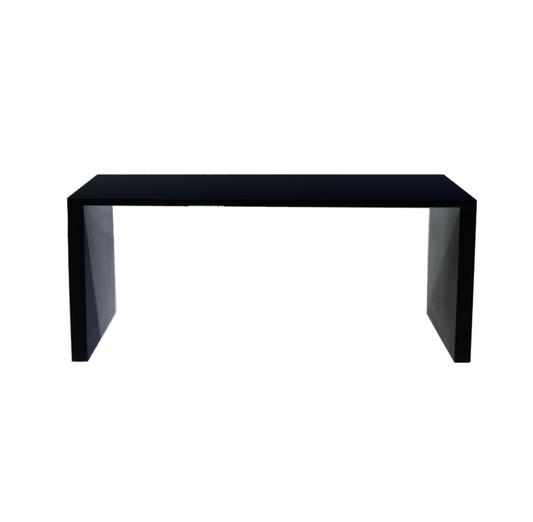 Parsons Slim Buffet/Dining Table – Black Lacquer