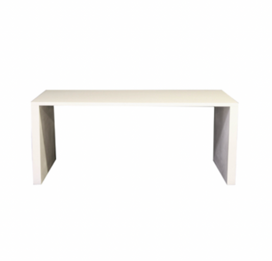 Parsons Buffet/Dining Table – White Lacquer