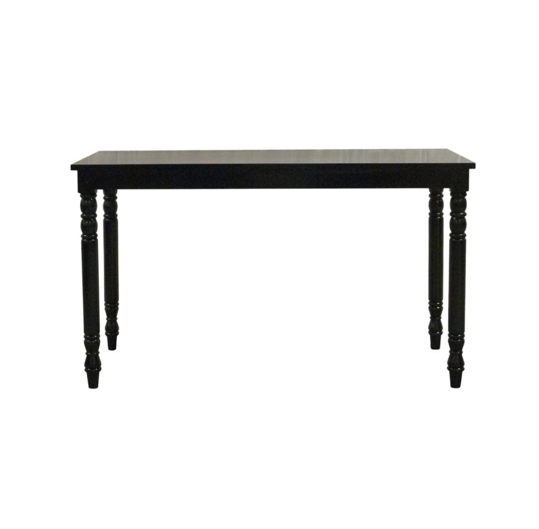 Traditional Communal Table – Black Lacquer