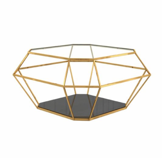 Diamond Coffee Table – Gold