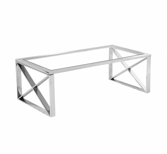 Xavier Coffee Table – Silver