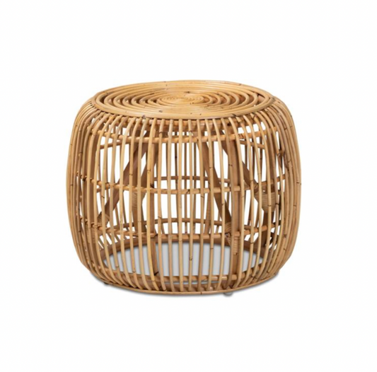 Leona Rattan Side Table