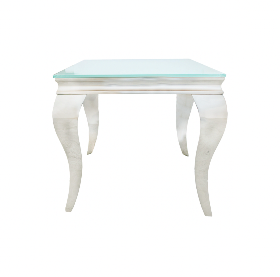 Leonardo Side Table – Frosted Glass