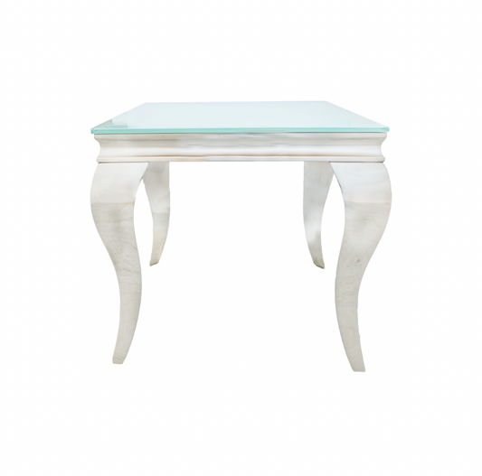 Leonardo Side Table – Frosted Glass