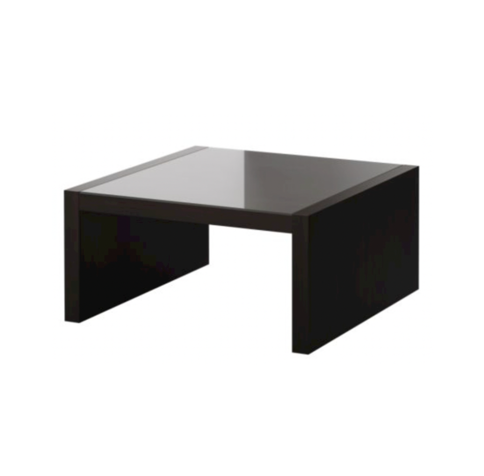 Tao Coffee Table With Glass – Black