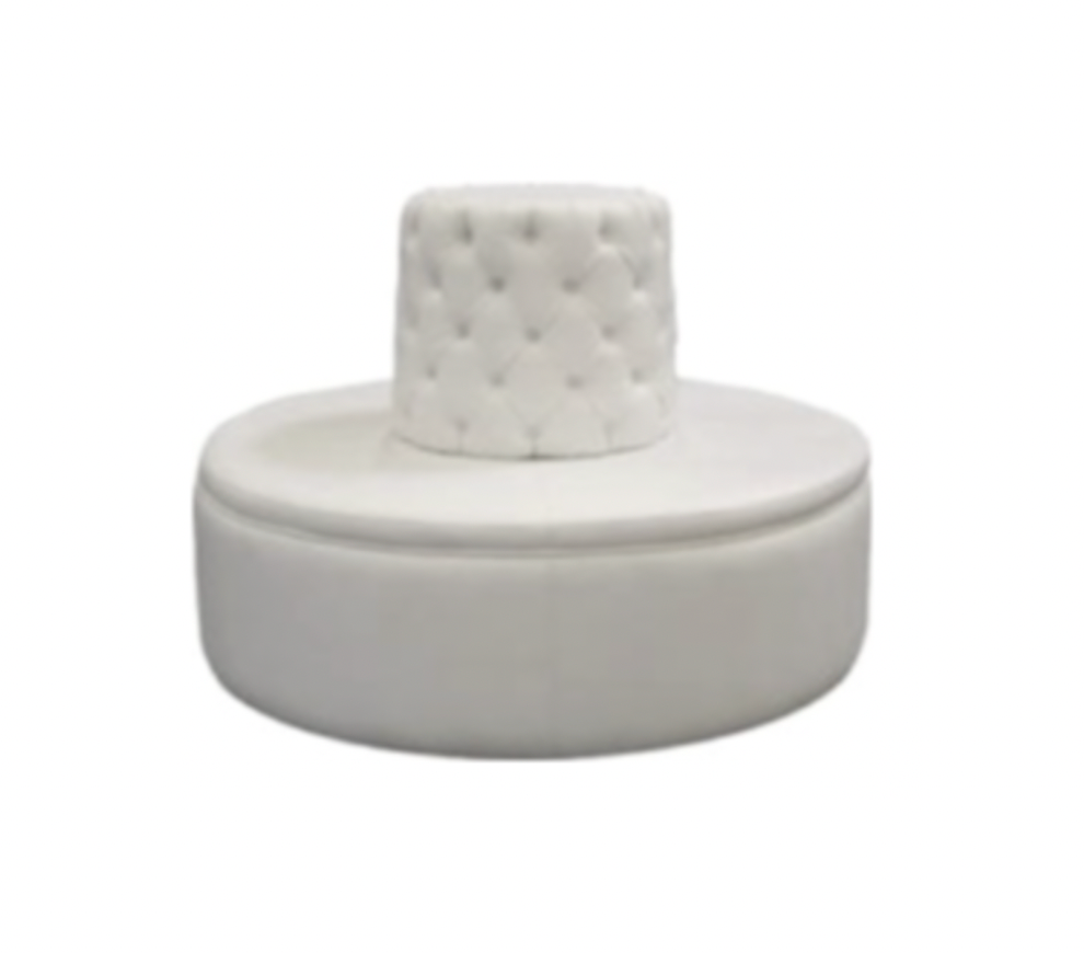 Tufted Bourne – White Leather