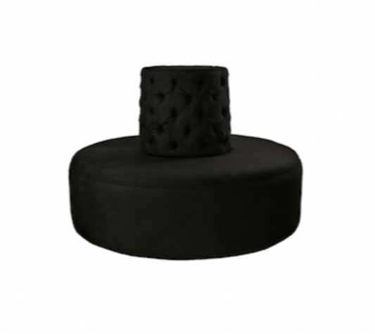 Tufted Bourne – Black Suede