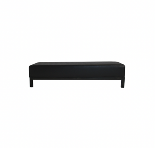 Jax Bench – Black Leather