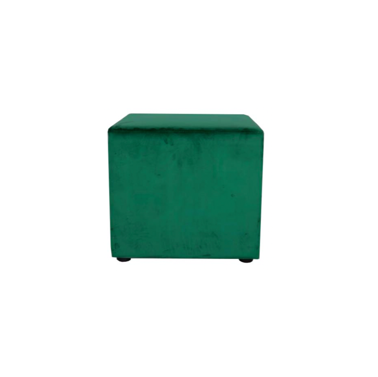 Emerald Velvet Ottoman