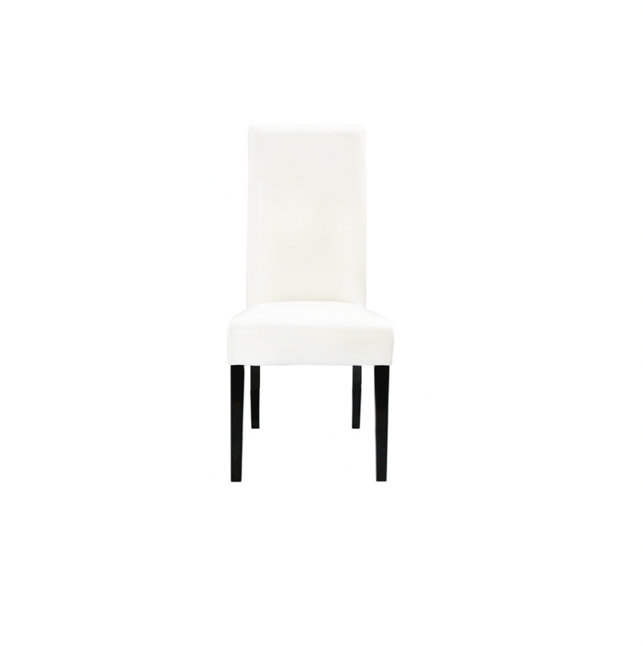 Parson Chair – White Leather