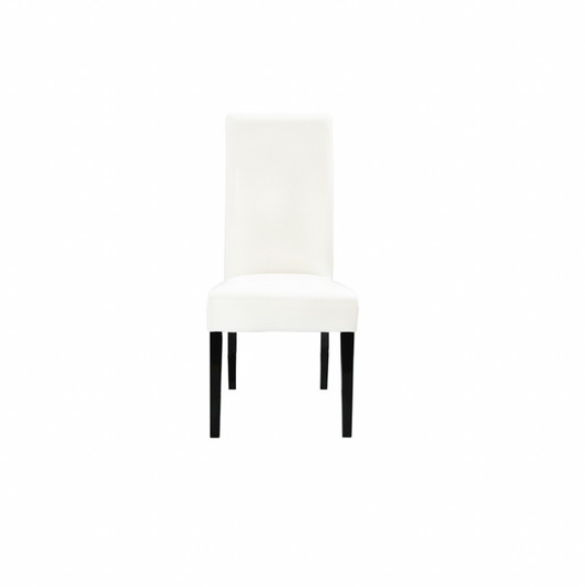 Parson Chair – White Leather