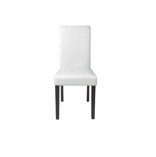 Frost Dining Chair – White Leather