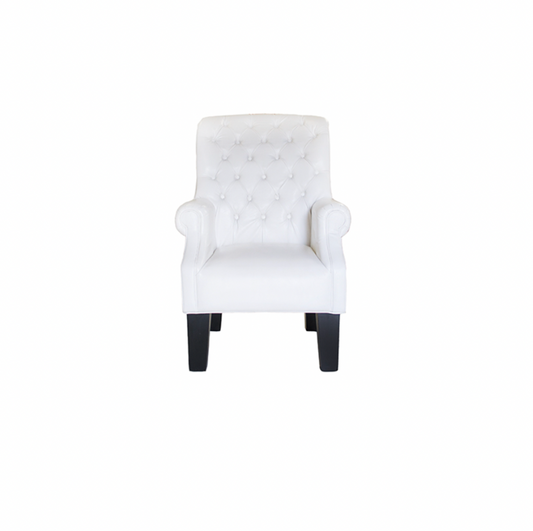 Kane Chair – White Leather
