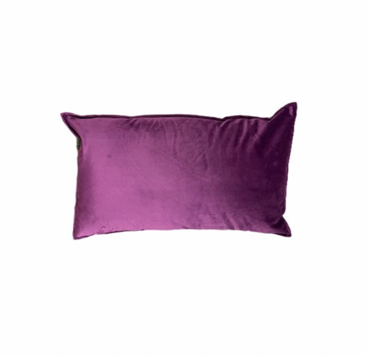 Grape Velvet Rectangle Pillow