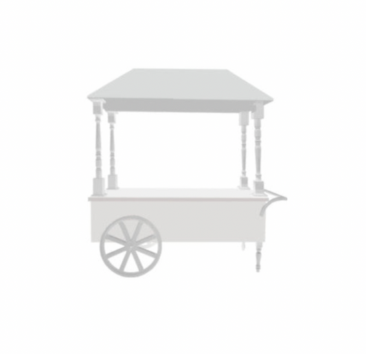 Riley Cart – White Lacquer