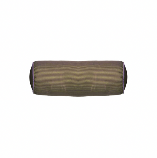 Renaissance Pinstripe Bolster – Purple/Gold