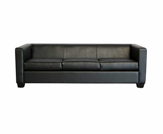 Landon Sofa – Black Leather