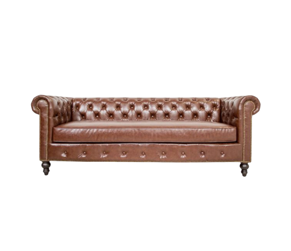 Winston Sofa – Brown Leather