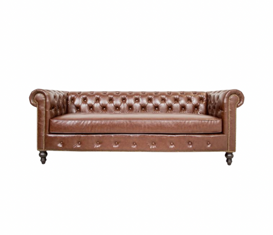 Winston Sofa – Brown Leather