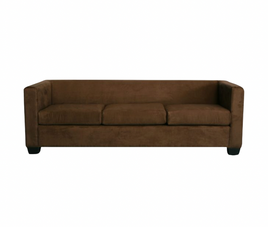 Landon Sofa – Chocolate Brown Suede