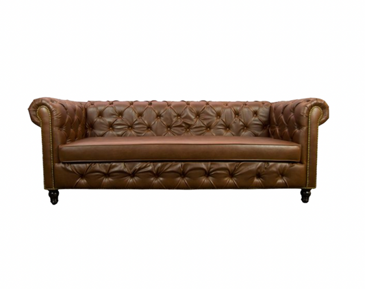 Cambridge Sofa – Brown Leather