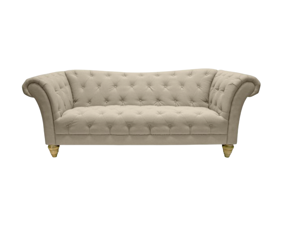 Chloe Sofa – Natural Linen Weave