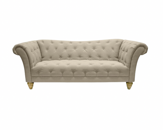 Chloe Sofa – Natural Linen Weave