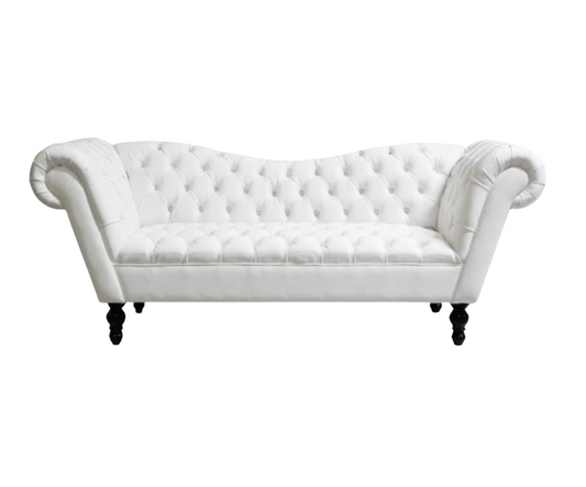 Athena Sofa – White Leather