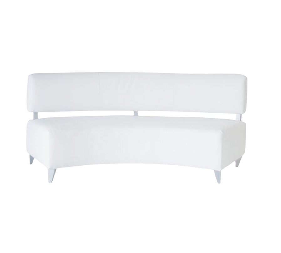 Adelle Modular Sofa – White Leather