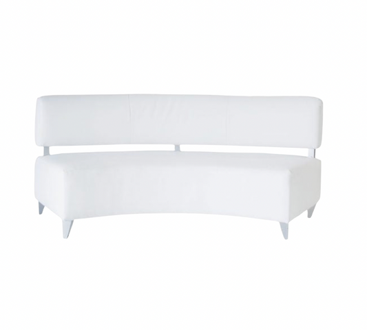 Adelle Modular Sofa – White Leather