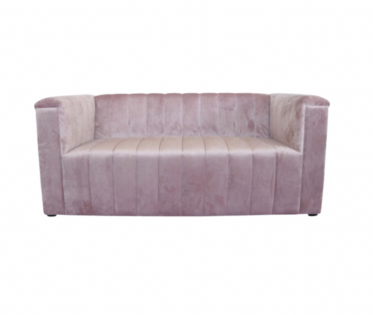 Alexis Loveseat – Dusty Rose Velvet