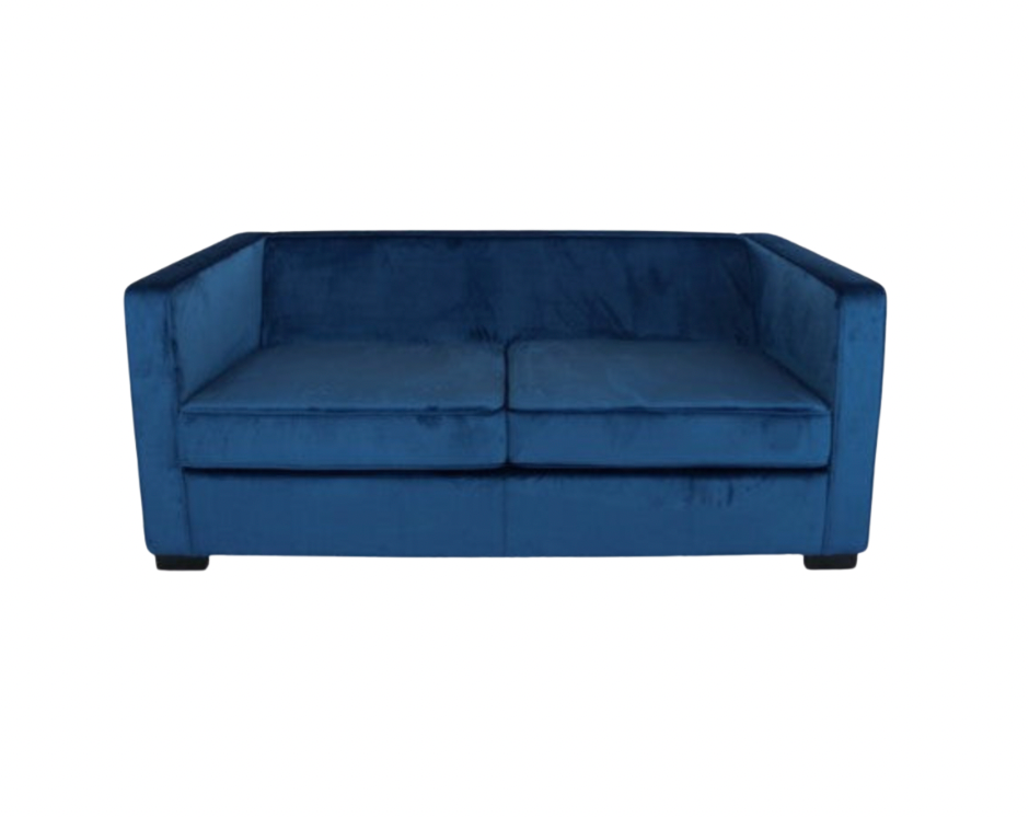 Jayson Loveseat – Navy Velvet