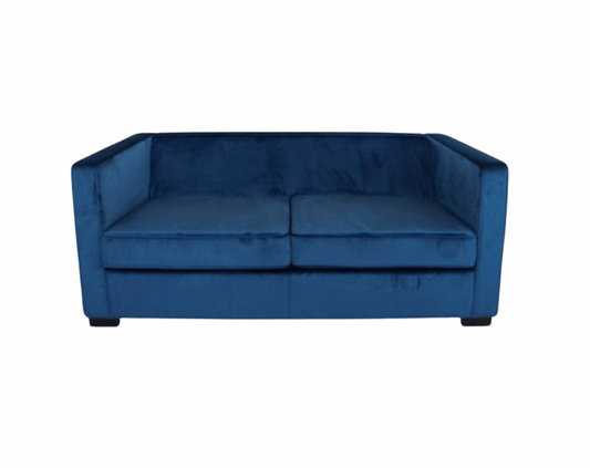 Jayson Loveseat – Navy Velvet
