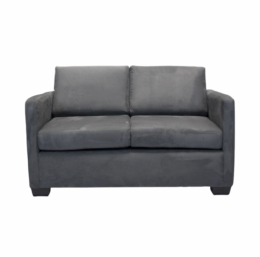 Getty Loveseat – Charcoal Suede