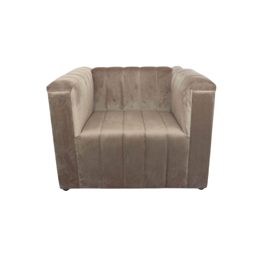 Alexis Loveseat – Wheat Velvet