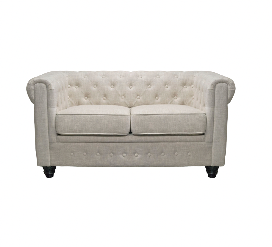 Cambridge Loveseat – Natural Linen