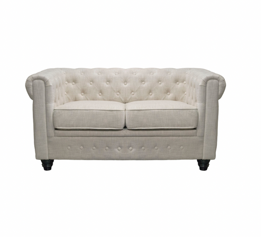 Cambridge Loveseat – Natural Linen
