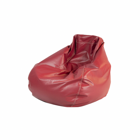 Bean Bag Chair – Red Leather