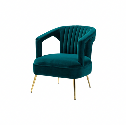 Gerald Velvet Accent Chair