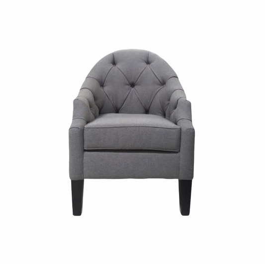 Paloma Chair – Grey Linen Weave